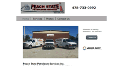 Desktop Screenshot of peachstatepetroleumservices.com